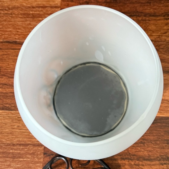 MY MOMENTS Frosted Glass w/Metal Base Candle Holders (Set of 3) - Picture 10 of 14